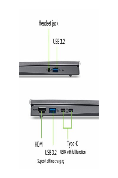 ACER SWIFT GO 14 AI SFG14-64 RYZEN 5 340 NOTEBOOK - NX.JDAEG.002