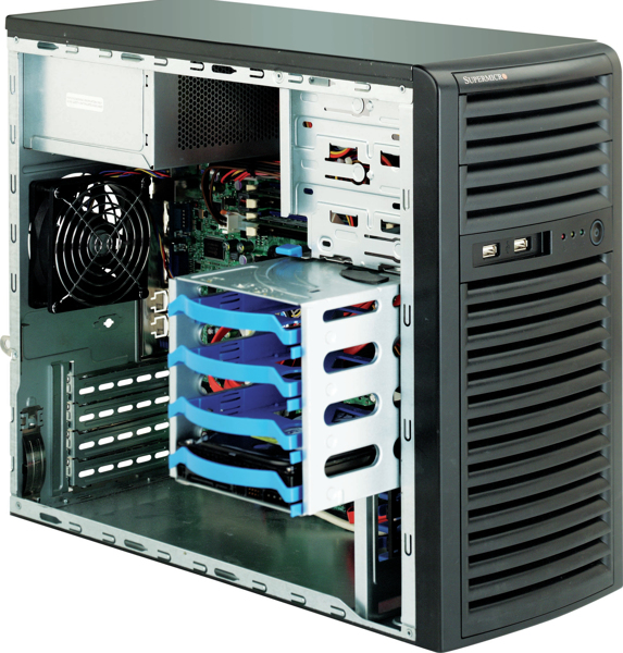 SuperMicro CSE-731I-300B - Tower - Micro-ATX 300 Watt - CSE-731I-300B