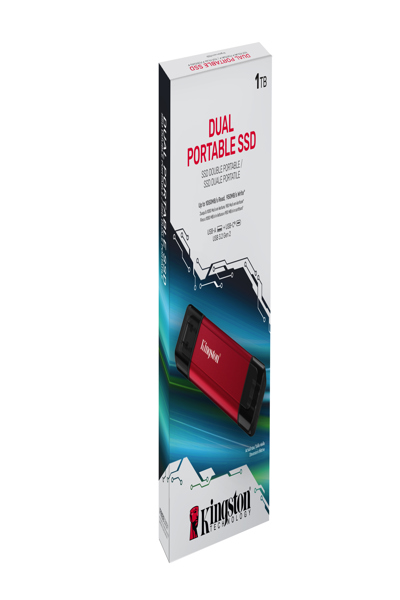 Kingston SPSD/1TB SSD Dual Usb-A/C Portable