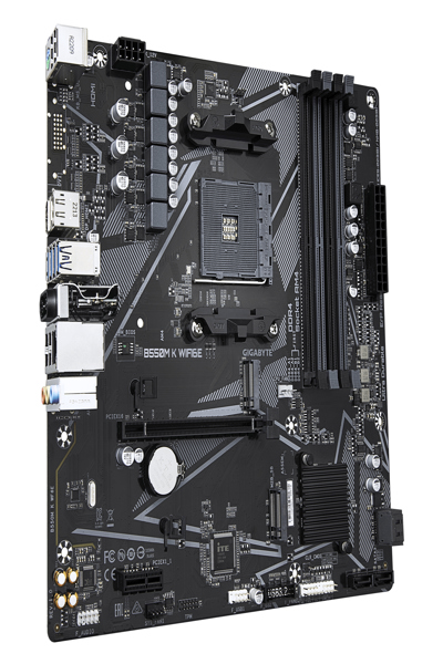 Gigabyte Motherboard Gigabyte GIGABYTE B550M K WIFI6E AMD B550 Socket AM4 micro ATX