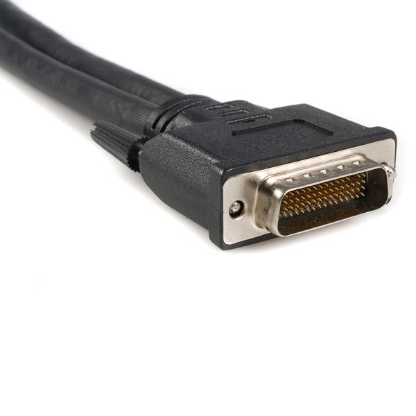 StarTech DMS-59 adapter Y cable - DMS59 LFH59 (male) to 2 x VGA (female) - splitter - VGA cable - DMS-59 (M) - HD-15 (W) - 20cm - Black (DMSVGAVGA1) - DMSVGAVGA1