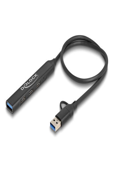 Hub Delock - 3 x USB-C + 1 x USB SuperSpeed