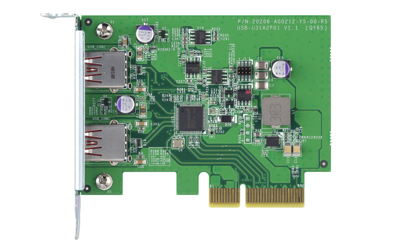 QNAP QXP-10G2U3A - PCIe - USB 3.2 Gen 2 - QXP-10G2U3A