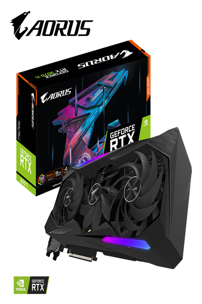 Gigabyte AORUS GeForce RTX 3070 Ti MASTER 8G - GV-N307TAORUS M-8GD