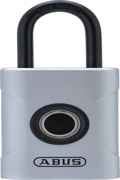 ABUS Security-Center ABVS62575 VorhÃ¤ngeschloss 45 mm Silber Fingerabdruckschloss