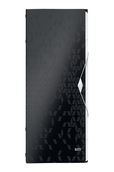 Esselte Leitz Ordnungsmappe WOW 4633 6 FÃ¤cher schwarz