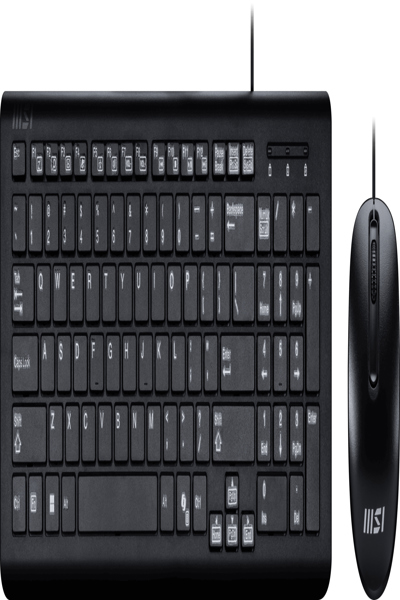 MSI USB Combo Copilot PRO_UK Keyboard Mouse Included Home/Office QWERTY UK English - USB COMBO COPILOT PRO_UK