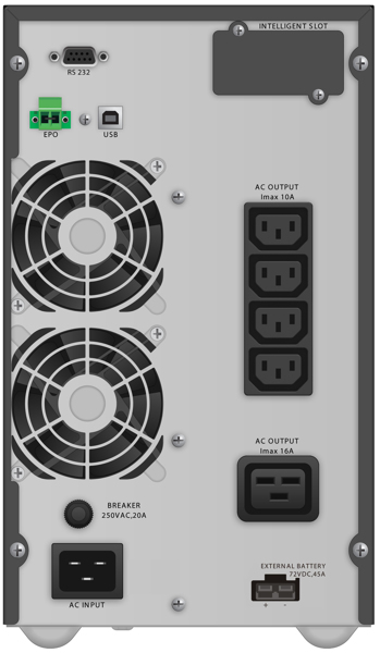 BlueWalker PowerWalker VFI 3000 TGB - UPS - 10122100