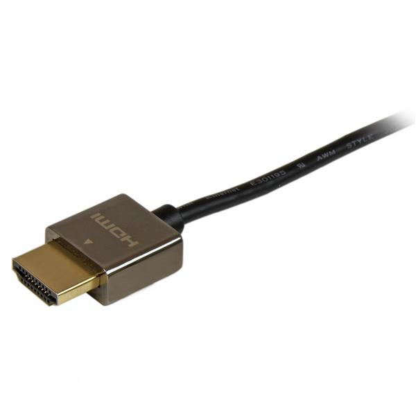StarTech 1m Pro Series Metal High Speed HDMI Cable - Ultra HD 4k x 2k HDMI Cable - HDMI to HDMI M/M - 1 m - HDMI Type A (Standard) - HDMI Type A (Standard) - Black - HDPSMM1M