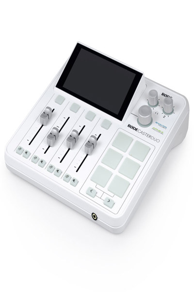 RODE Caster Duo ljudproduktionsstudio vit utgåva - RCDUOW