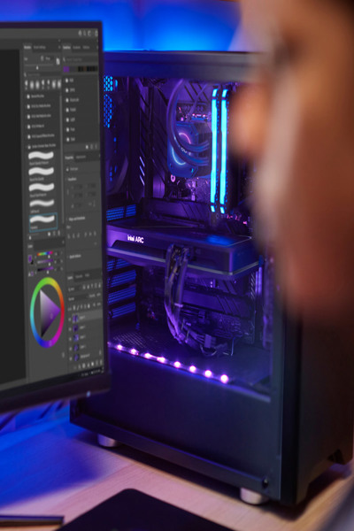 Intel Arc A750 - Grafikkort - 21P02J00BA