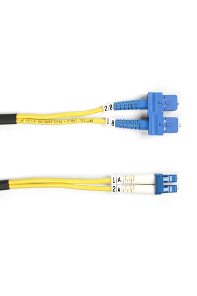 Black Box Patch cable - LC single-mode (M) to SC single-mode (M) - FOSM-LSZH-003M-SCLC