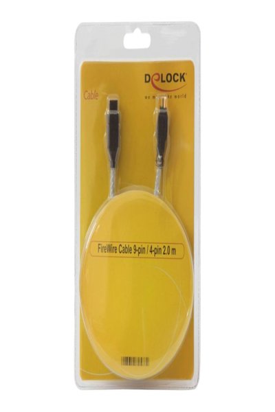 Delock IEEE 1394-kabel - FireWire 800 (hane) till 4-polig FireWire (hane) - 82589