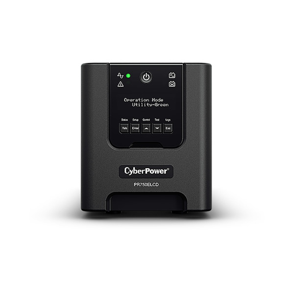 CyberPower PR750ELCDGR - Line-Interactive - 750 VA - 675 W - Pure sine - 150 V - 301 V - PR750ELCDGR