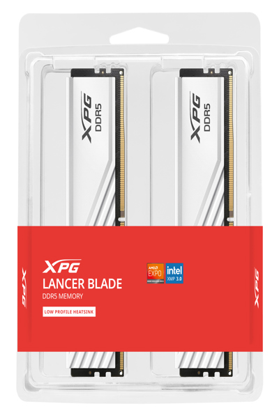 ADATA DIMM 32 GB DDR5-6400 2x 16 Dual-Kit white AX5U6400C3216G-DTLABWH XPG Lancer - 32 GB - DDR5 - AX5U6400C3216G-DTLABWH