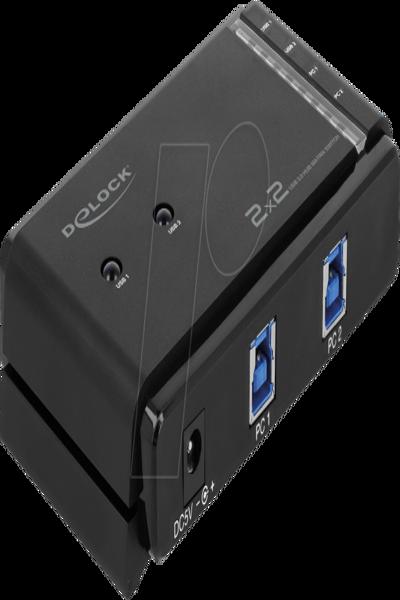Delock USB 3.0 Matrix Switch 2 x 2 - 87736