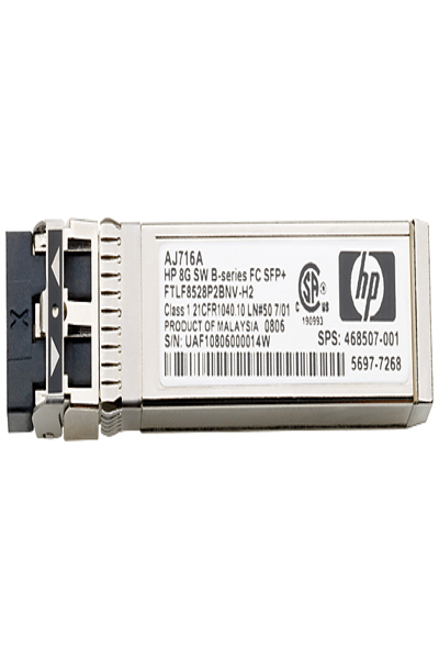 HPE StoreVirtual 3000: 8Gb 2-Pack Short Wave Fibre Channel SFP+ - N9X01A