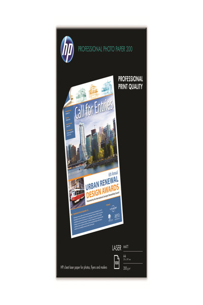 HP Q6550A Laser Printing Paper: A4, Matte, 100 Sheets, 200 g/m² - Q6550A