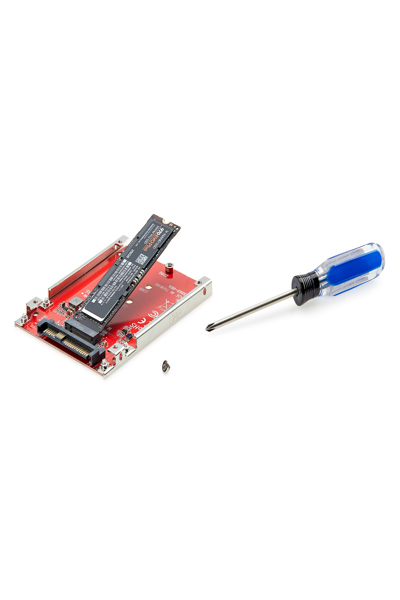 StarTech.com M.2 to U.3 Adapter, For M.2 NVMe SSDs, PCIe M.2 Drive to 2.5inch U.3 (SFF-TA-1001) Host Adapter/Converter, TAA Compliant - 1M25-U3-M2-ADAPTER