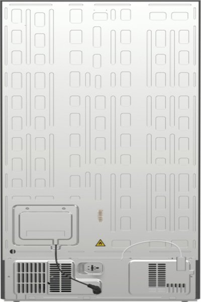 Gorenje NRR9185ESXL, Freestanding, American door, Stainless steel, LED, Glass, 566 L - 744108