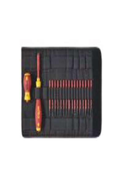 Wiha 41231 slimVario Screwdriver set - 18 pieces in bag for mixed use