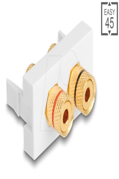 Delock Easy 45 - snap-in-moduler - 81397