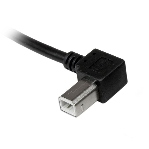 Câble USB 2.0 A vers angle gauche B StarTech de 2 m - USBAB2ML
