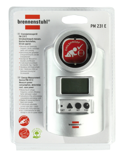 Brennenstuhl BN-PM231 Energy meter - 1506600