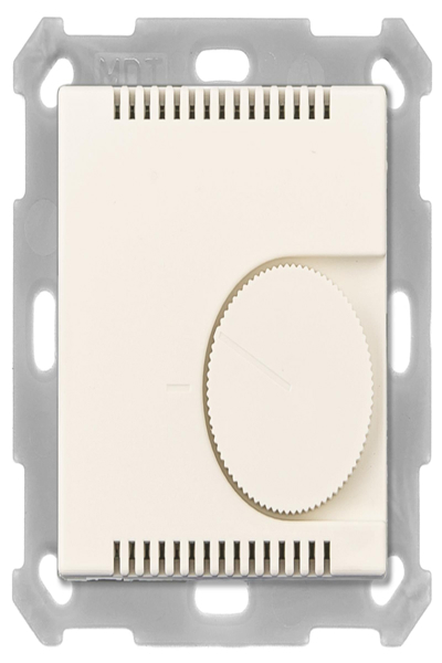 Régulateur de température ambiante MDT réglable blanc pur brillant SCN-RT1UPE.G1