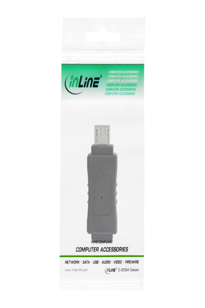 InLine Micro USB Adapter Micro-B male / Mini USB 5 Pin female - 31602