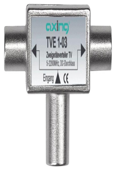 Répartiteur axing TVE 1-03 1x IEC femelle vers 2x IEC mâles