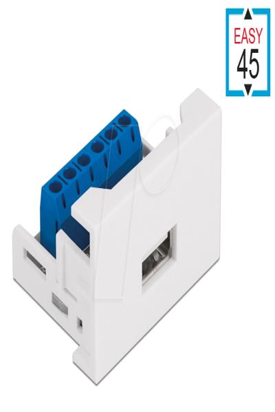 Delock Easy 45 - snap-in modules - 81343