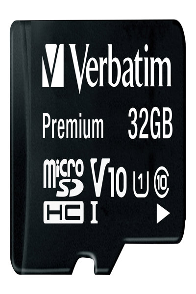 Verbatim Flash-minneskort (microSDHC till SD-adapter ingår) - 44083