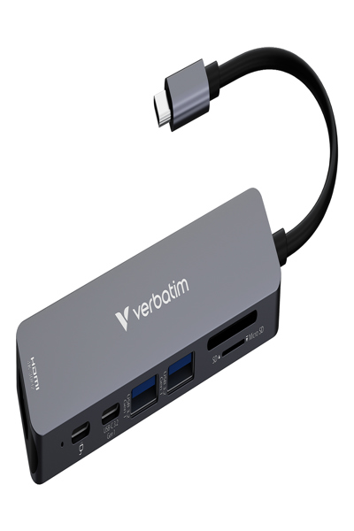Verbatim USB-C Essentials multiport hub 7-ports - 32158