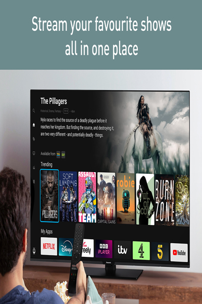 Panasonic TB-55W61AEZ sw LED-TVTiVo - 139 cm - 55" - TB-55W61AEZ