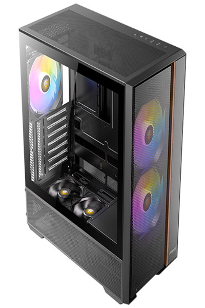 Antec Mid Flux Rear ATX/M-ATX/M-ITX o.N. BK retail - Midi/Minitower - ATX - Mini tower - ATX - 0-761345-10241-4