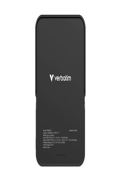 Verbatim mag WIREL Power Bank 10000GREEN - Charger - Lithium-Polymer - 32264