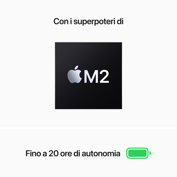 MacBook Pro M2 (13'', 8 Core, 8 GB, 512GB) Silver - MNEQ3D/A