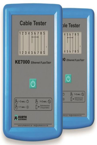 GMC Instruments KURTH LAN cable tester unit pair consists of 2xKE7000 cable testers for - 0.4947