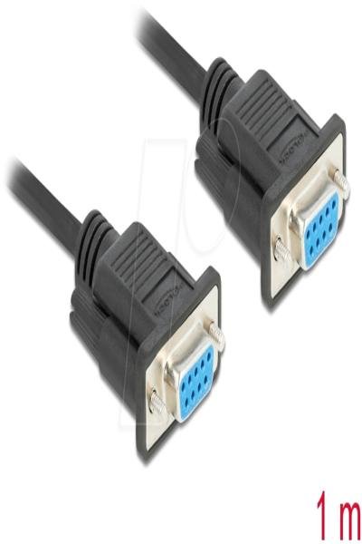 Câble série Delock - DB-9 (F) vers DB-9 (F)