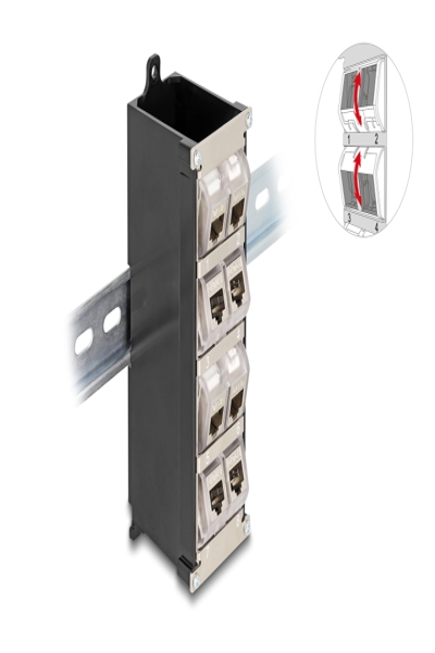 Delock Modular insert holder (vertical) - 88218