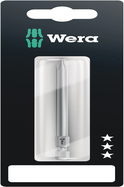 Wera 851/4 Z SB, 1 pc(s), Hex (metric), PH 2, 1 x 89 mm, Steel, 8.9 cm
