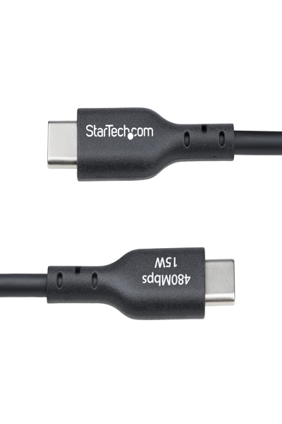 StarTech.com 1m USB-A till USB-C laddningskabel - USB2AC1MNC