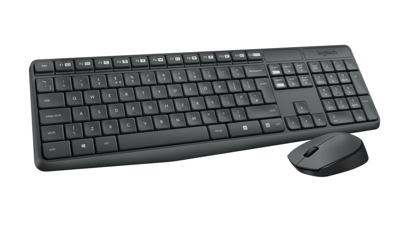 Logitech MK235 - Tangentbord och Mus set - 920-007909