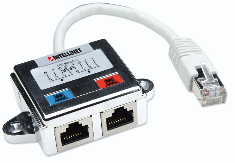 Modulær distributør - Network Splitter CAT 5 - 504195