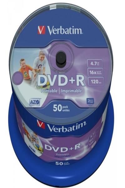 Verbatim 50 x DVD+R - 4.7 GB 16x - 43512