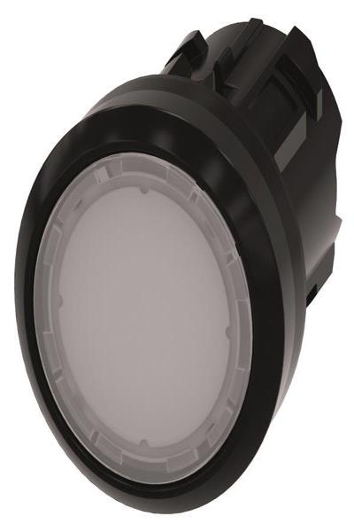 Siemens 3SU1001-0AA60-0AA0 Pushbutton 22mm Round White