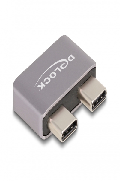 Delock USB-adapter - 24-stifts USB-C (hane) till 24-stifts USB-C (F) - 60055
