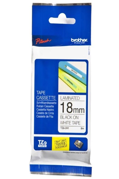 Brother-rulle (1,8 cm) skrivartejpkassett - TZES241