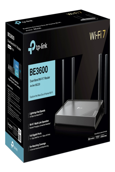 TP-LINK ARCHER BE220 Wi-Fi 7 - ARCHER BE220
